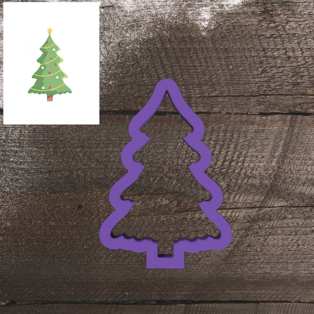 Pine Tree | Christmas Tree - Style 4 - Cookie Cutter