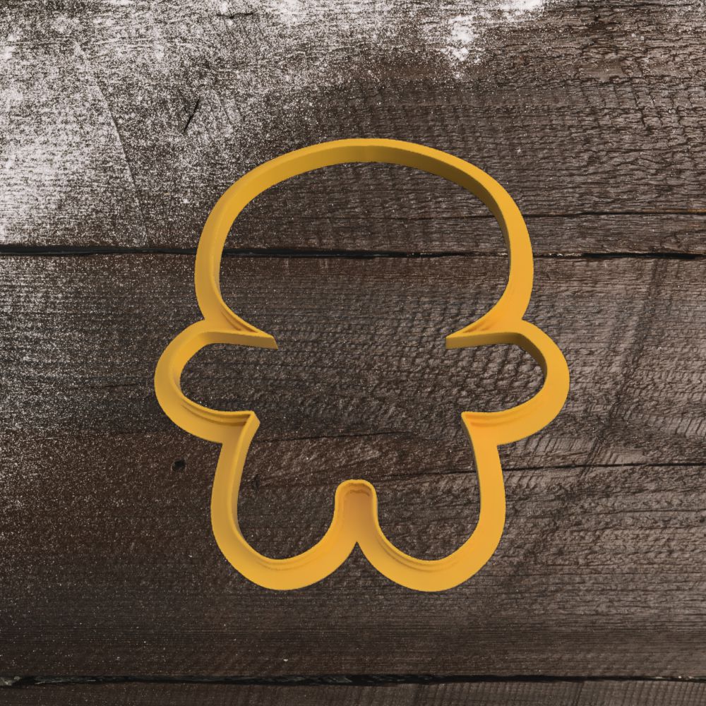 Gingerbread Big Head Cookie Cutter